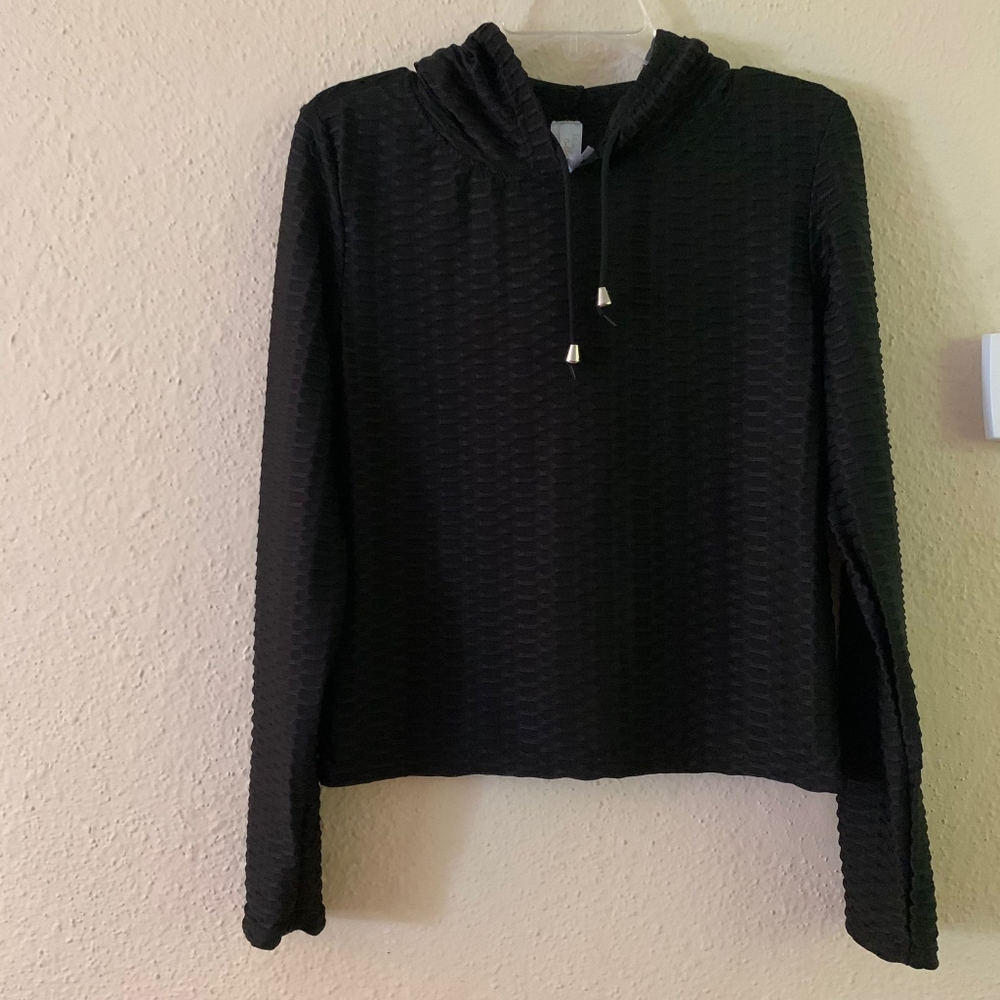 Bella Movement BEYOND-THE-GYM Pullover Hoodie L/XL Slimming Fit